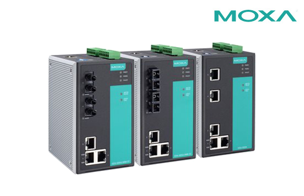 MOXA摩莎交换机EDS-505A 系列 5 端口网管型工业以太网交换机