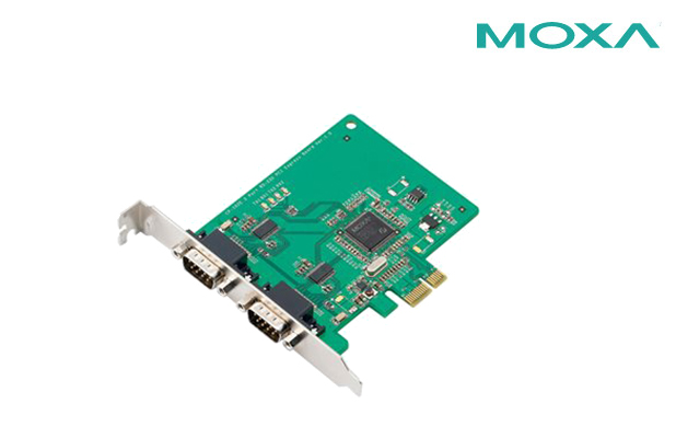 MOXA摩莎CP-102E/102EL 系列 2 端口 RS-232 PCI Express 串口卡